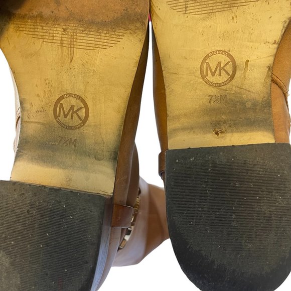 Michael Kors Brown Fulton Boots - Picture 8 of 9